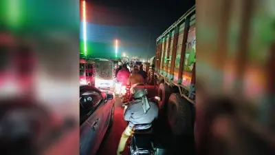 बिहटा में लगा पांच किमी लंबा जाम