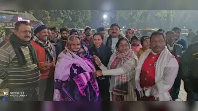 एसडीओ के नेतृत्व में नप ने बांटा कंबल