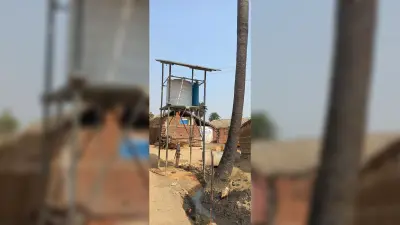 कंचनपुर गांव की सोलर जलमीनार चार वर्षों से खराब, ग्रामीण परेशान