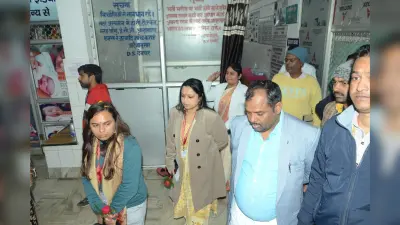 Deoghar news : केंद्रीय टीम ने सदर अस्पताल का किया निरीक्षण, सीएस ने विभाग में मेन पावर की कमी से अवगत कराया