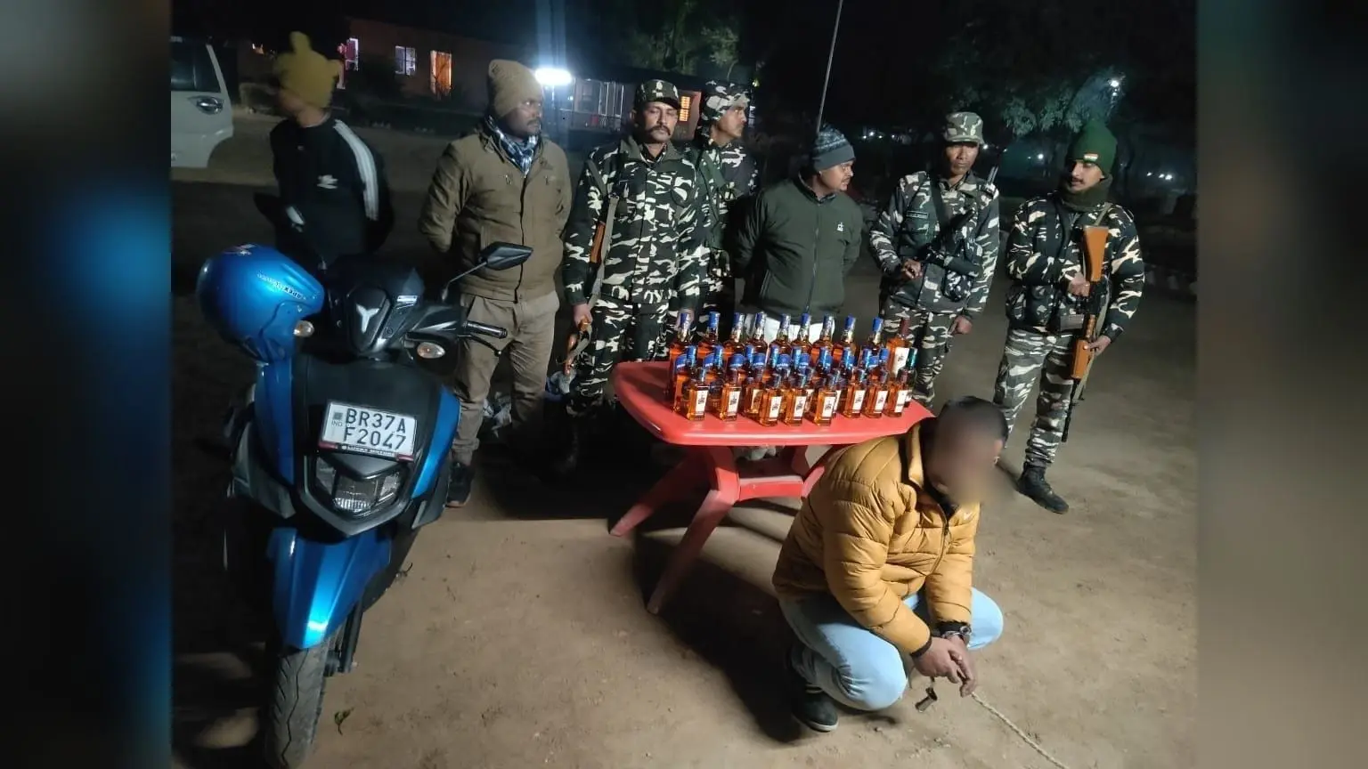 13 लीटर विदेशी शराब जब्त, एक तस्कर गिरफ्तार