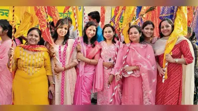 Dhanbad News : निसान शोभा यात्रा में ”श्याम तेरे भजनों में मस्ती का खजाना है…” भजन पर झूमे भक्त