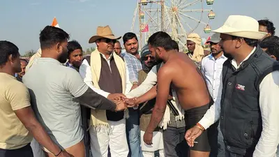 पौषी पूर्णिमा के मौके पर दंगल का हुआ आयोजन