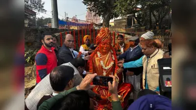 Jamshedpur news. स्वामी जी के उपदेश मान कर ही भारत स्वावलंबी बना : सरयू राय