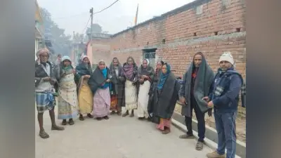 पंसस ने गरीब असहाय के बीच किया कंबल वितरण