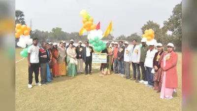 Dhanbad News:आरजीटी ट्रेनिंग कॉलेज डिगवाडीह वार्षिक खेलकूद शुरू
