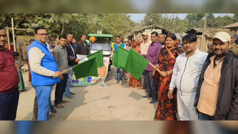 Madhepura news : मधुबन पंचायत में अब घर-घर से उठाया जायेगा कचरा