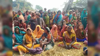 बासडीह की जमीन उपलब्ध नहीं मिलने पर महादलित परिवारों ने जाहिर की नाराजगी