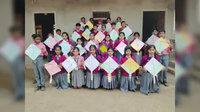 नेशनल पब्लिक स्कूल में फेस्टिवल पतंग उत्स का आयोजन