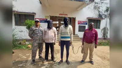अलग-अलग मामलों में फरार दो वारंटी गिरफ्तार, जेल