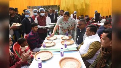 मकर संक्रांति पर दही-चूड़ा के भोज में परवान चढ़ी सियासत