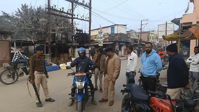 गोलचौक पर चलाया गया सघन वाहन जांच अभियान, वसूला गया जुर्माना