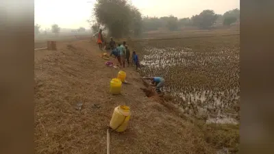 मकर संक्रांति पर आदिवासी समाज ने शिकार खेलकर मनाया जतरा