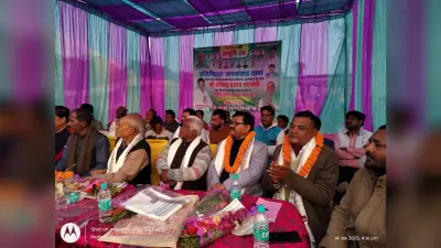 मस्तान चौक पर कर्पूरी रथ का हुआ जोरदार स्वागत