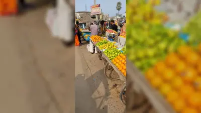 गांधी जी की प्रतिमा के आसपास गंदगी का अंबार