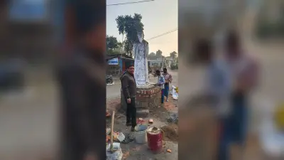 रवींद्रनाथ टैगोर की प्रतिमा स्थला का सौंदर्यीकरण शुरू
