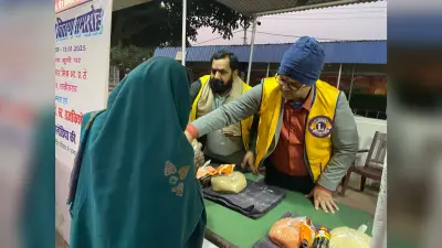अशोक धाम में जरूरतमंदों के बीच बांटा गया कंबल