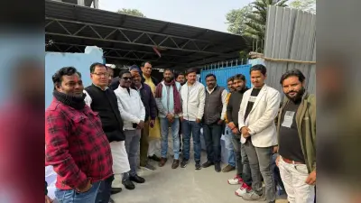 मकर संक्रांति पर नप अध्यक्ष के आवास पर चूड़ा दही भोज का हुआ आयोजन