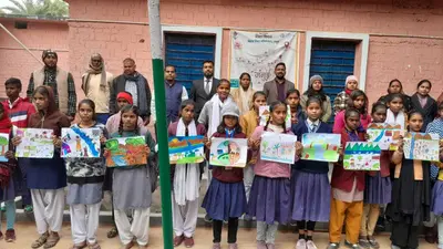 चित्रकला में रचना, महेंदी में प्रियंका व पतंग प्रतियोगिता में संदीप अव्वल