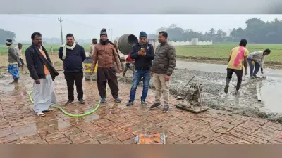 मनरेगा योजना से तैयबपुर में खेल मैदान निर्माण कार्य कराया शुरू