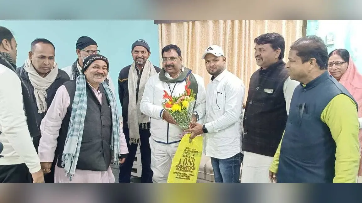 राजद नेता ने मंत्री संजय यादव से की मुलाकात