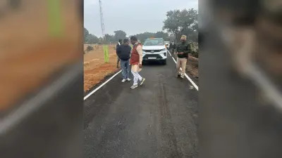 सड़क निर्माण में बरती जा रही भारी अनियमितता : विधायक
