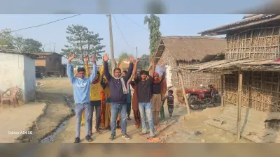 नल-जल योजना से वंचित ग्रामीणों ने किया प्रदर्शन
