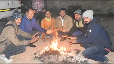 परवान चढ़ा सर्दी का सितम, अस्त-व्यस्त हुआ आम जनजीवन