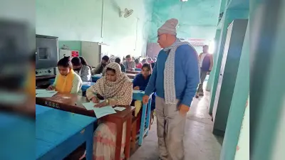 आरडीएस कॉलेज में शांतपूर्ण माहौल में जारी है प्रायोगिक परीक्षा