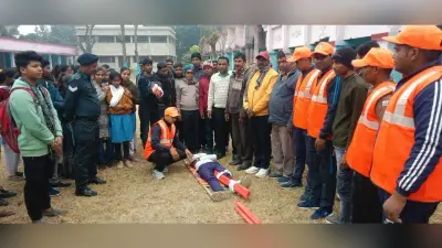 आपदा से बचाव के लिए स्कूली बच्चों को दिया टिप्स