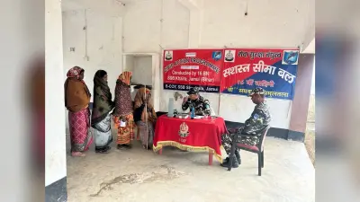 एसएसबी ने लगाया स्वास्थ्य जांच शिविर