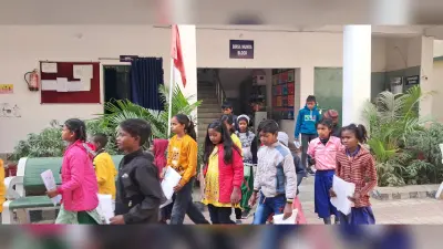 जिले के नौ केंद्रों पर 4283 बच्चों ने दी जेएनवी की प्रवेश परीक्षा