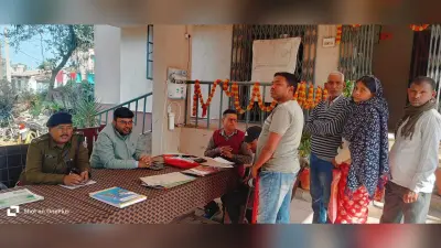 जनता दरबार में दोनों पक्षों के बीच सहमति से तीन मामलों का निष्पादन