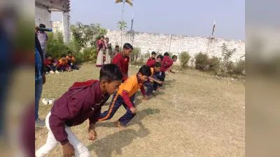 Jamui news : विवेकानंद स्कूल में वार्षिक खेल कूद प्रतियोगिता का हुआ आयोजन