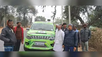 Jamui news : राजद ने निकाली माई-बहिन योजना जागरूकता रथयात्रा
