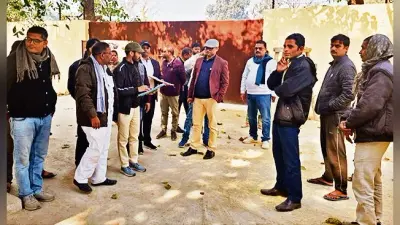 हसनबाजार में एसडीओ ने की कलस्टर योजनाओं की समीक्षा
