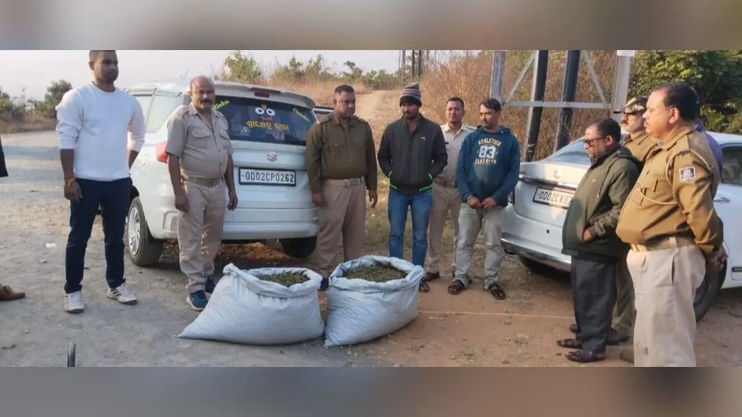 Chaibasa News : वाहन जांच में कार से 50 किलो गांजा जब्त, चार गिरफ्तार