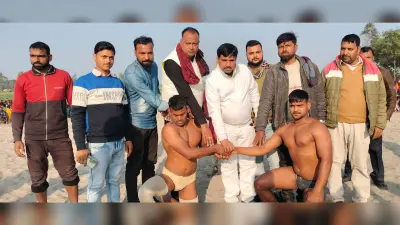 दो दिवसीय कुश्ती का हुआ शुभारंभ, विभिन्न राज्यों से आये पहलवान हो रहे शामिल