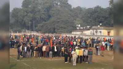 Jamshedpur news. व्यक्तित्व निर्माण की अनुपम पद्धति हैं आरएसएस की शाखाएं : गोपालजी