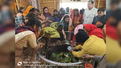 सुंदरनाथ धाम में उमड़ी श्रद्धालुओं की भीड़