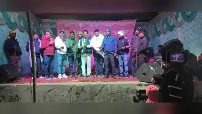 पौष पूर्णिमा मेला में लोकनृत्य का किया मंचन