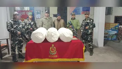 105 किलो गांजा जब्त, तस्कर फरार