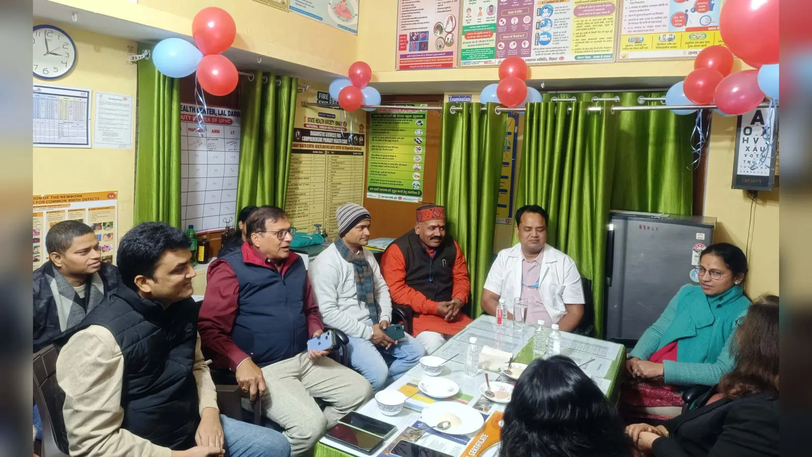 मरीजों को मिलने वाली सुविधाओं की सेंट्रल टीम ने की जांच