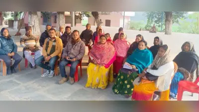चार सूत्री मांगों को लेकर आंगनबाड़ी कर्मियों ने की बैठक