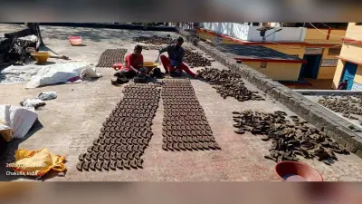 East Singhbhum news : चाकुलिया गौशाला बनी सामग्री से देश के बड़े शहरों में होगा होलिका दहन