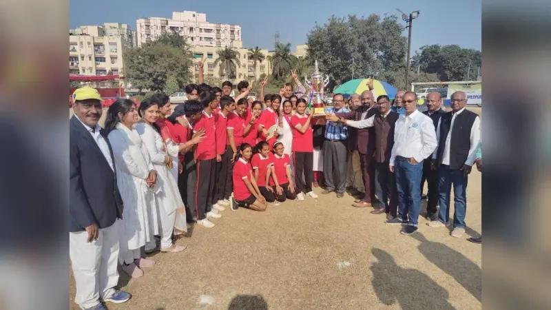 आंध्रा स्कूल: निधि, निगार व फैजान बने बेस्ट एथलीट