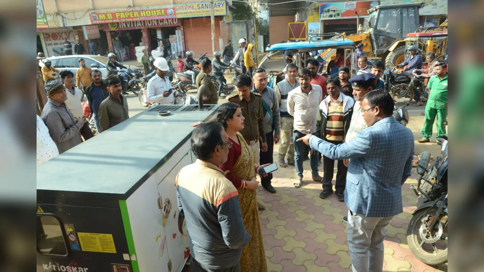 Deoghar news : निगम की टीम ने कई इलाके में चलाया अतिक्रमण हटाओ अभियान, दुकानदारों को दी हिदायत