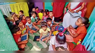 जिले में 34.67 प्रतिशत किराये के मकान में चल रहे आंगनबाड़ी केंद्र