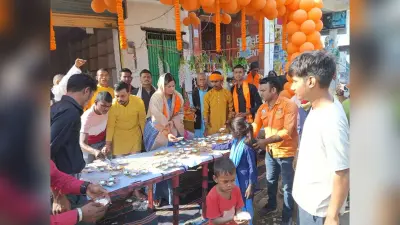 धूमधाम से मनी श्रीराम मंदिर प्राणप्रतिष्ठा की पहली वर्षगांठ
