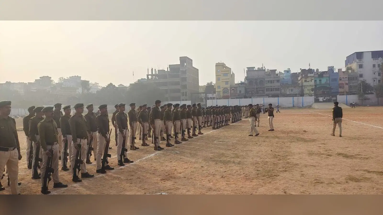 गणतंत्र दिवस को लेकर कदमताल मिला रहे जवान